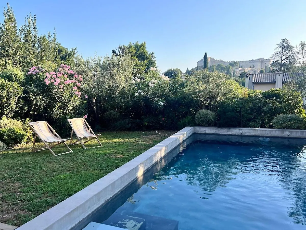 Apartment Cocon Luxe Vue Balcon Sauna Jacuzzi Piscine Villeneuve-les-Avignon
