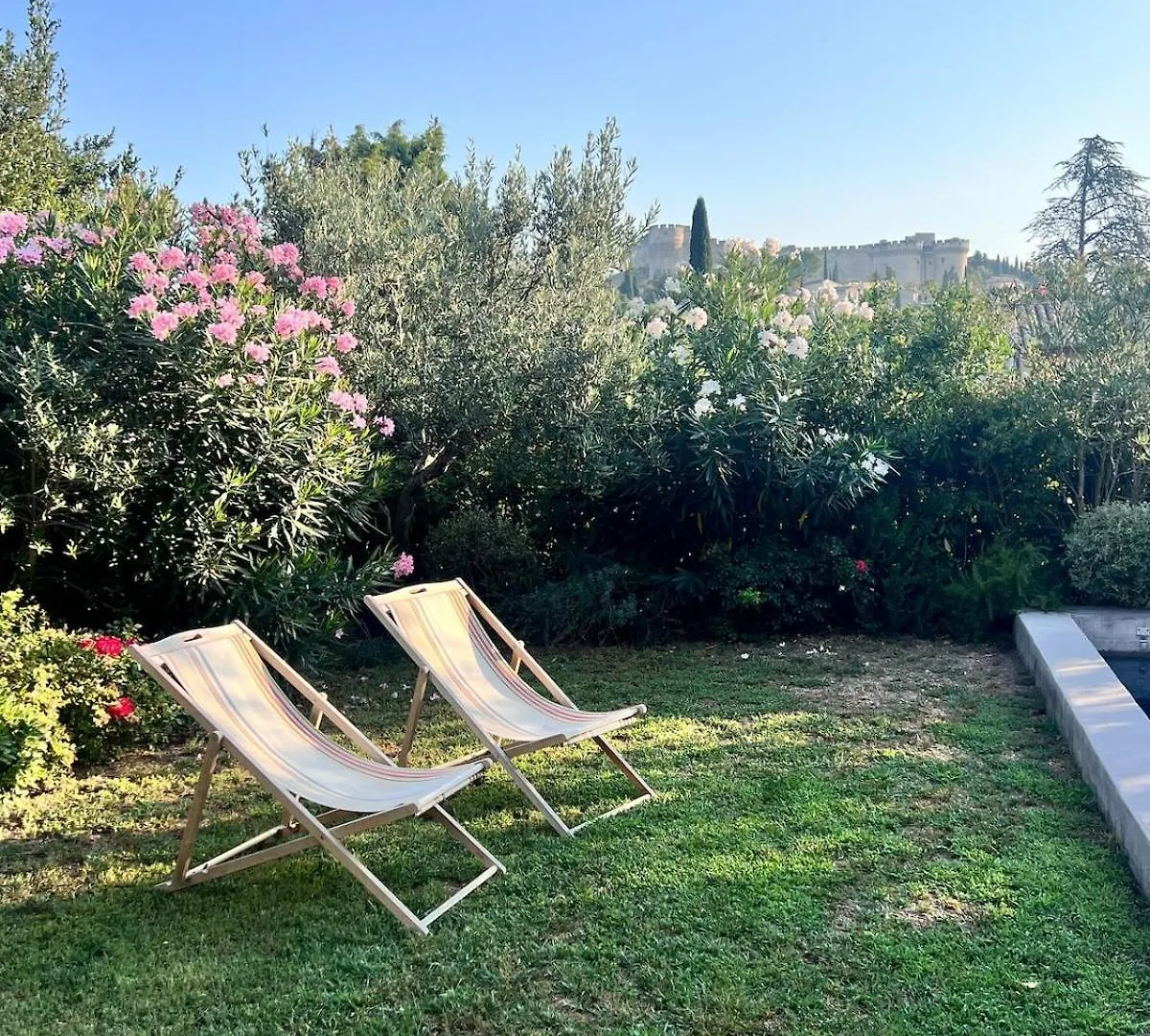 Apartment Cocon Luxe Vue Balcon Sauna Jacuzzi Piscine Villeneuve-les-Avignon France